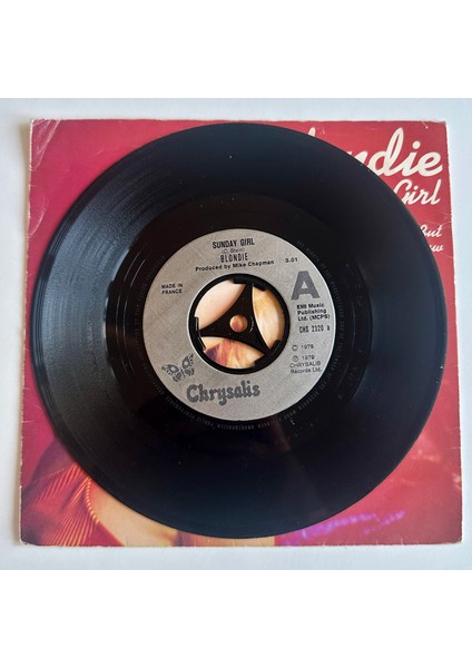 Blondie – Sunday Girl Dönem Baskı 45 Lik Plak modelleri