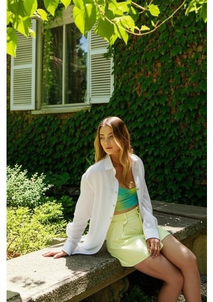 Kadın Uzun Kollu Oversize Gömlek modelleri