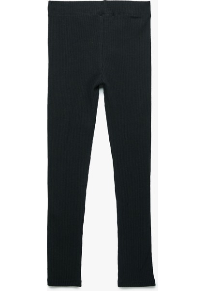 Pamuklu Kaşkorse Ribana Detaylı Bilek Boy Tayt fiyatları