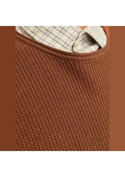 Erkek Bisiklet Yaka Düz Renk Örgü Kazak - Cooper fiyatları