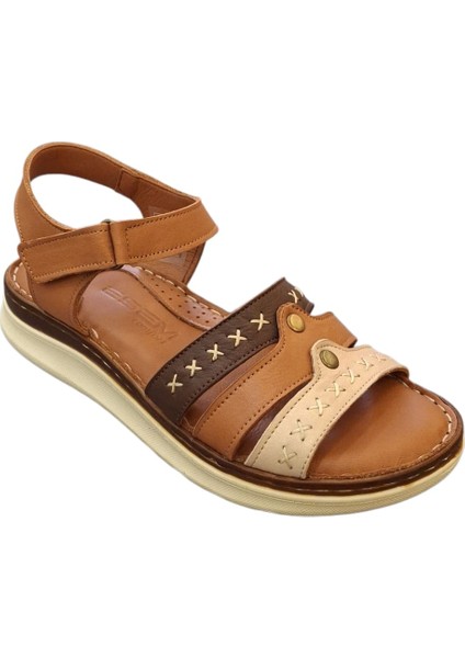 1703 Hakiki Deri Kadın Sandalet