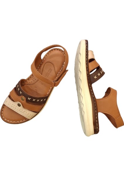 1703 Hakiki Deri Kadın Sandalet fırsatları