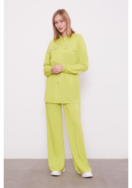 K.yeşil Cepli Belden Büzgülü Ikili Takım fiyatları