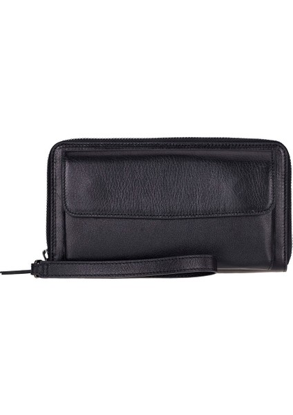 Aristo Hakiki Deri, El Yapımı, Telefon Bölmeli, Erkek El Çantası, Kömür Siyah fiyatları