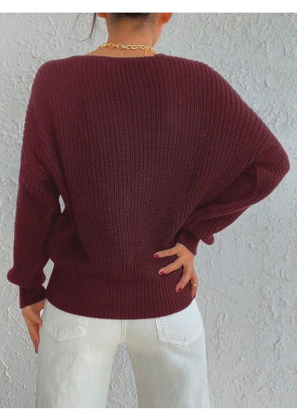 Kadın Uzun Kollu Üç Düğmeli Triko Hırka fırsatları