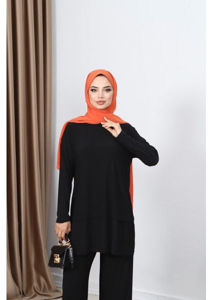 Tuniği Piliseli Pantolonlu Takım modelleri