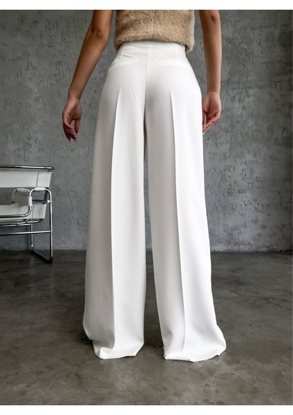 Üç Düğme Detayli Palazzo Pantolon fırsatları