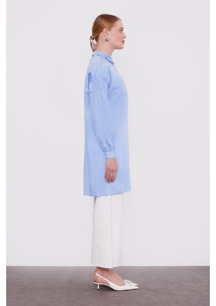 Mavi Işleme Detaylı Gömlek fiyatları