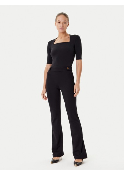 W5YB0IKCMU2 Maelıce Buttons Flar Kadın Pantolon modelleri