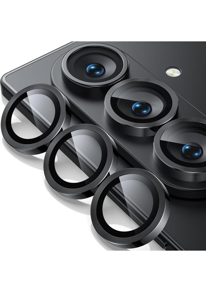 Samsung Galaxy Z Fold 7 Uyumlu Kamera Koruma Renkli Lens Koruyucu Temperli Cam Koruma