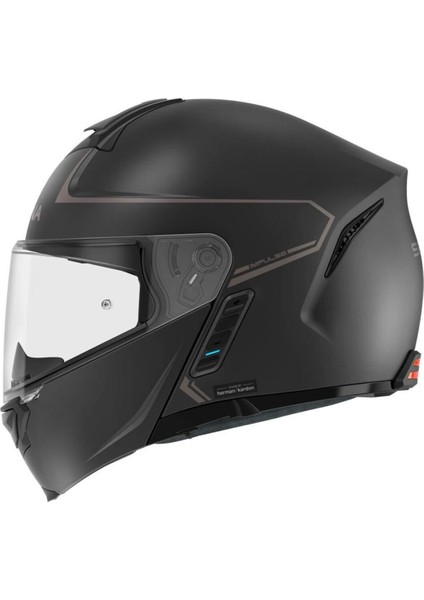 Impulse Akıllı Çene Açılabilir Motosiklet Kaskı 2206 Mat Siyah modelleri