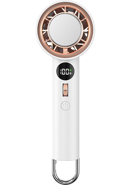 WI-FS016 Dijital LED Göstergeli Soğutucu El Fanı Beyaz modelleri