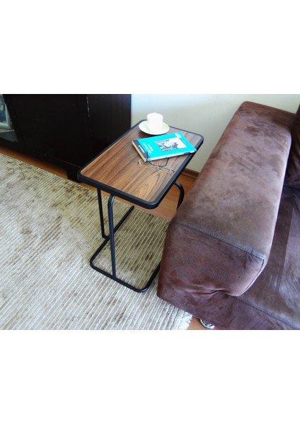 Zigon Sehpa Aynı Ebatta Yan Sehpa Laptop Servis Sehpası C Sehpa 3'lü Ceviz modelleri