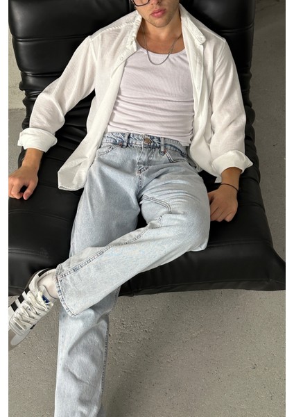 Erkek Baggy Jean Pantolon modelleri