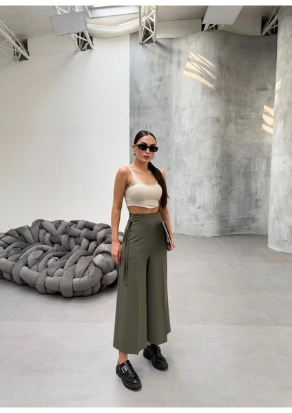 230 gr Poly Viscose Full Lycra Metal Toka Aksesuarli Pantolon