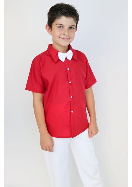 Erkek Çocuk Santino Papyonlu Alt Üst Takım 23 Nisan 29 Ekim 10 Kasım 19 Mayıs Gösteri Kıyafeti