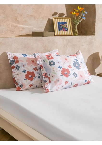 Lcw Home Çiçek Baskılı Yastık Kılıfı 2'li 50X70 cm (W5)