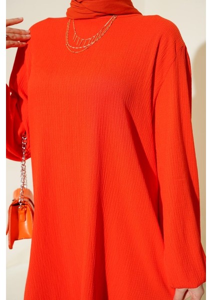 Turuncu Tunik Pantolon Alt Üst Takım 6663 modelleri