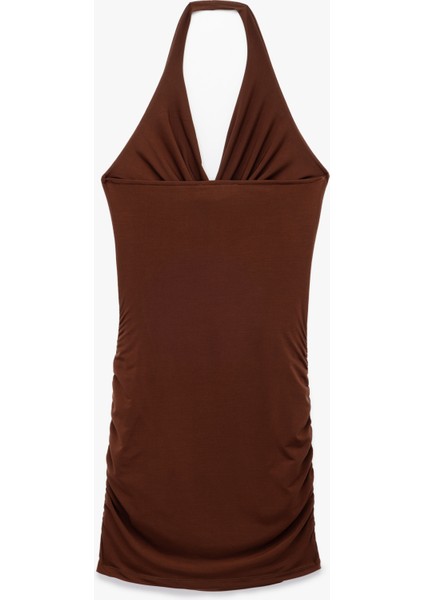 Degaje Yaka Kolsuz Midi Elbise fiyatları