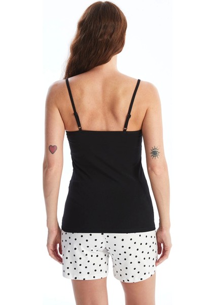 Lcw Dream Siyah U Yaka Düz Askılı Kadın Atlet fırsatları