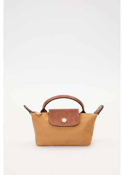 Gold Deri Kapak Detaylı El Çantası