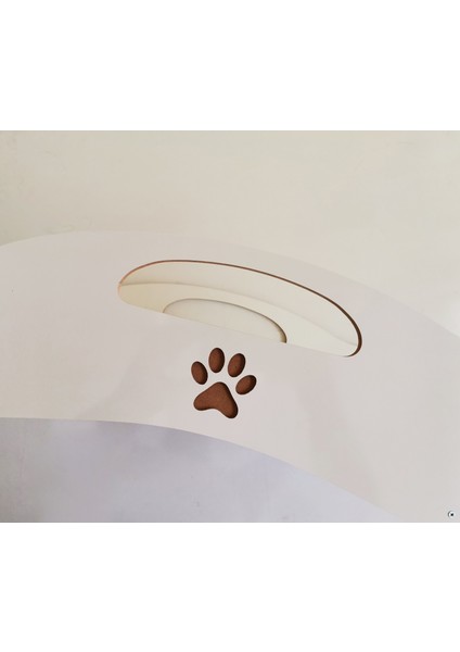 Ahşap Kedi Yatağı ve Tırmalama Silindiri - 2 Si Bir Arada - 60 x 32 cm fiyatları