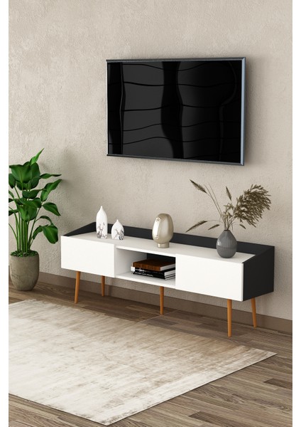 %100 Mdflam Tv Ünitesi Tv Sehpası T-28