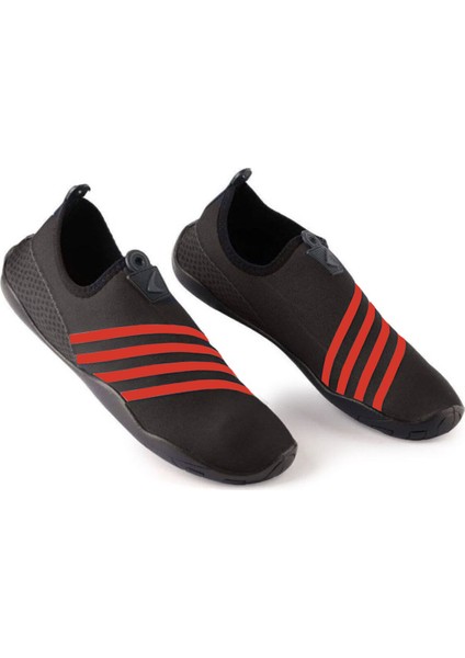 Enigma Black Red Deniz Ayakkabısı Su Sporları için Nefes Alan Kumaş ve Kaymaz Taban fiyatları