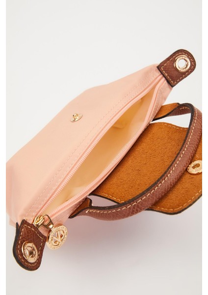 Pembe Deri Kapak Detaylı El Çantası modelleri