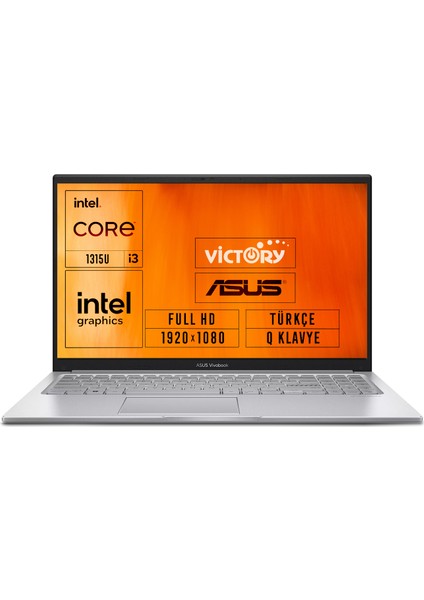 Vivobook 15 I3-1315U 12GB 512GB SSD 15.6" Fhd Windows 11 Pro Taşınabilir Bilgisayar X1504VA-NJ2379 023 fiyatları