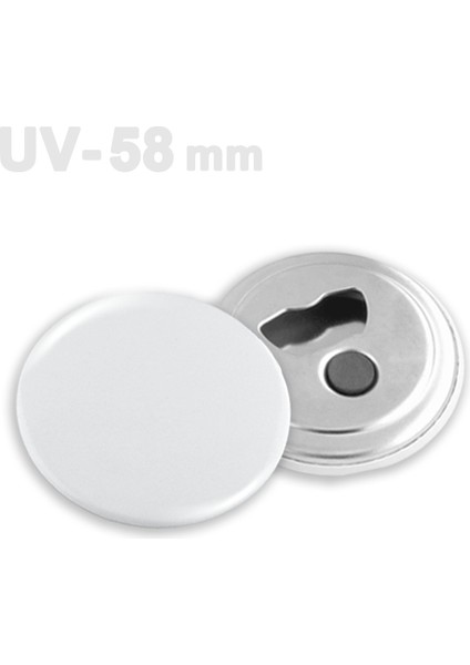 58 mm Uv Baskıya Uygun Buton Şişe Açacağı VG58UVBAM