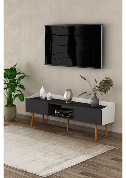 %100 Mdflam Tv Ünitesi Tv Sehpası T-28