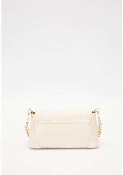 Krem Rugan Logo Detay Omuz Çantası fırsatları