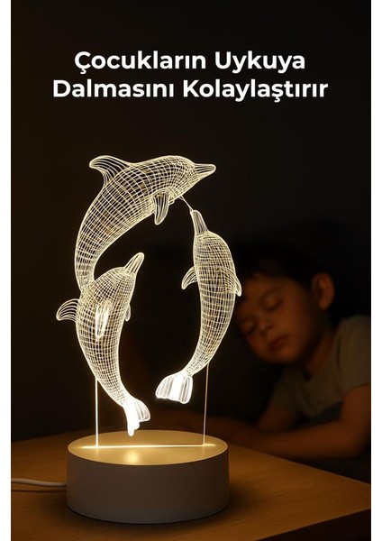 Yunus Şekilli Dekoratif Masa Lambası fiyatları