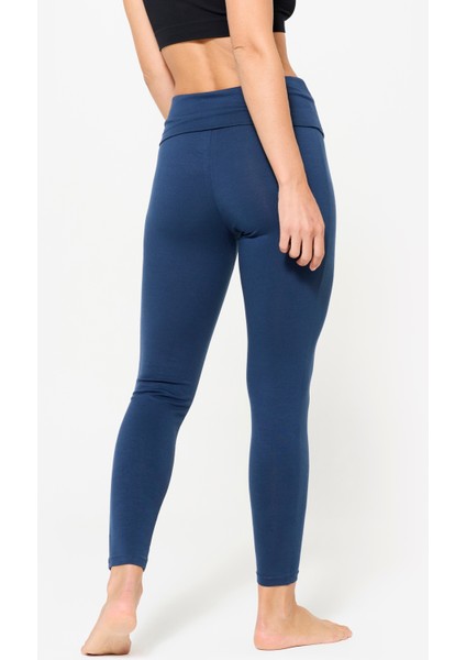 Kimjaly Kadın Yüksek Belli Yoga Taytı - Lacivert fırsatları