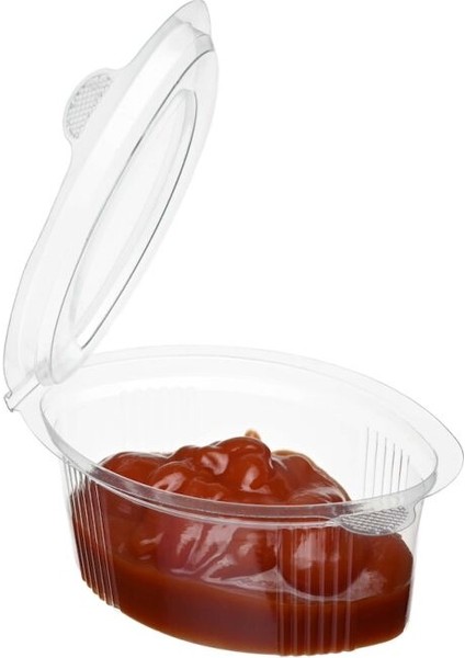 Sos Kabı Şeffaf Kendinden Kapaklı 80CC 500 Adet fiyatları