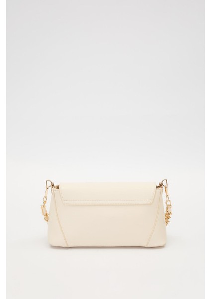 Krem Logo Detay Omuz Çantası fırsatları