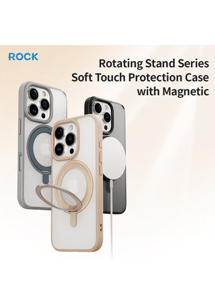 Iphone 16 Pro Max Soft Rotating Magsafe Stantlı Kılıf fiyatları