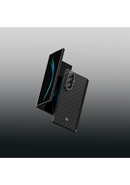 Galaxy Z Fold 7 Benks Armorair Armorgrid 3'lü Aksesuar Set Ön Arka Kevlar Kapak&ekran Koruyucu Siyah