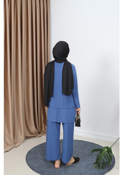 Tuniği Piliseli Pantolonlu Takım indirimleri