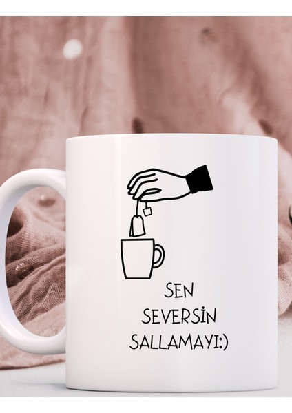 Sen Seversin Sallamayı Temalı Kupa Bardak 300ML fiyatları
