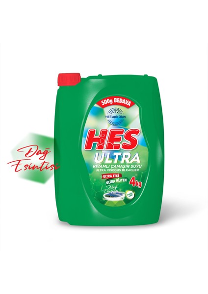 Ultra Kıvamlı Çamaşır Suyu 4 kg Dağ Esintisi
