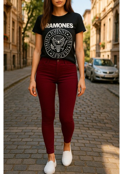 Gabardin Kumaş Yüksek Bel Pantolon 90CM Bel 38CM