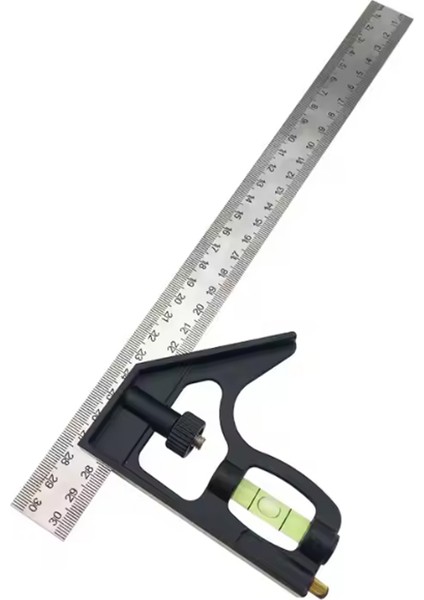 Su Terazili Ayarlı Gönye 300 Mm.