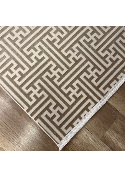 Aria 1128 Vizon Pamuk Tabanlı Modern Halı fırsatları