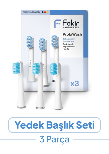 Probiwash Sonic & Ultrasonic 2in1 Diş Fırçası Yedek Başlık Seti