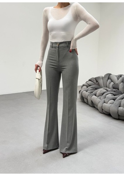 230 gr Poly Viscose Full Lycra Ispanyol Paça Pantolon fırsatları