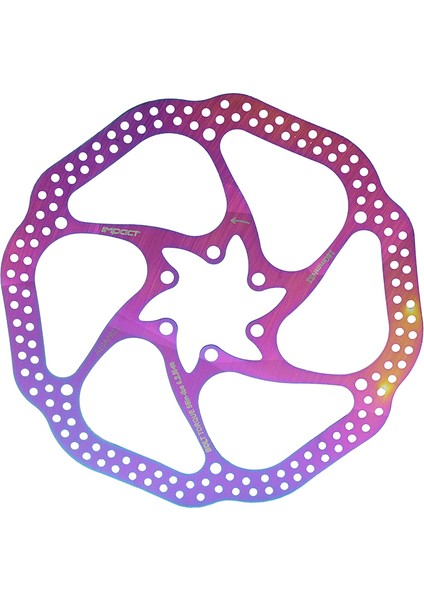 180MM Rainbow Bisiklet Disk Fren Rotoru 6 Vidalı