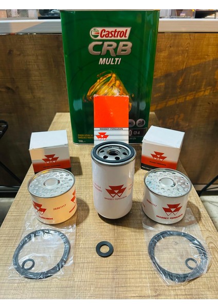 Massey Ferguson Uyumlu 135-148-240 Yağ ve Filitre Bakım Seti Montaj Logolu fiyatları
