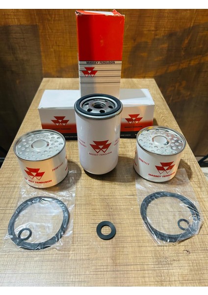 Massey Ferguson Uyumlu 135-148-240 Yağ ve Filitre Bakım Seti Montaj Logolu modelleri